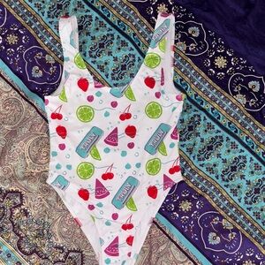 Truly One Piece Bathing Suit - Super Cute Size Small